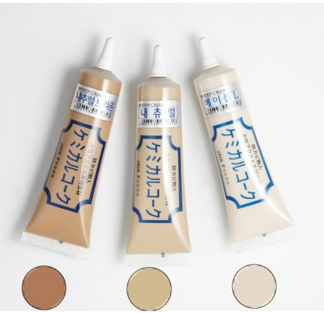 마루바닥 보수 강마루 강화마루 보수제 틈새 메꾸미 우드 필러 틈새 퍼티 원목 흠집 메꿈제, 밝은색 (베니아,베이지,아이보리), 1개