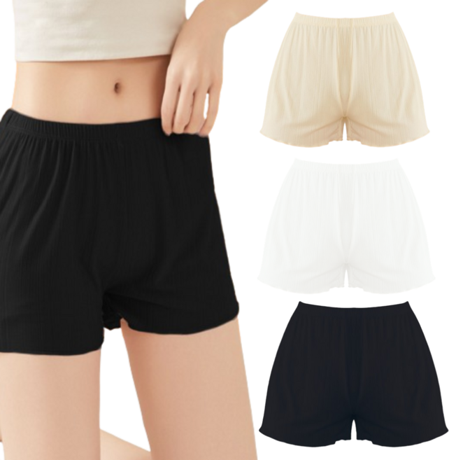 아로하블루 보들보들 와이드핏 속바지 3종 세트