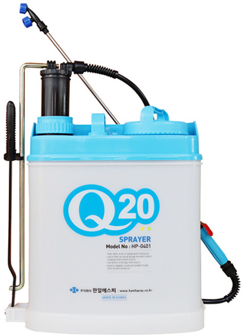 국산 한일 PVC 농약통 비료 살포기 농약 분무기 20L 대용량, 1개