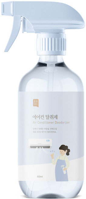쉼표365 에어컨 탈취제 500ml x 1개 차량 일반 겸용 냄새 제거 자동차 차량 일반 벽걸이 스탠드 겸용 에어컨냄새 탈취 탈취제