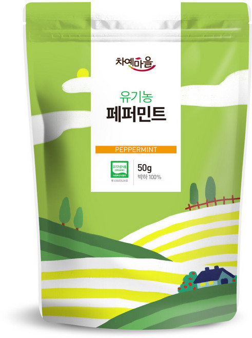 차예마을 허브차 유기농 페퍼민트 50g.., 1개입, 1개, 50g