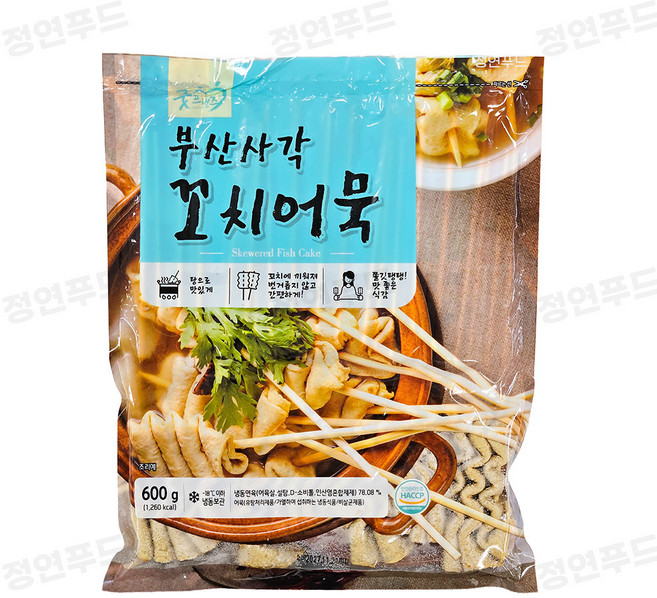 굿프랜즈 부산사각꼬치어묵600g(냉동), 2개, 600g