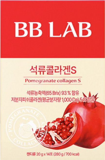 비비랩 석류콜라겐S 2주분, 280g, 6개
