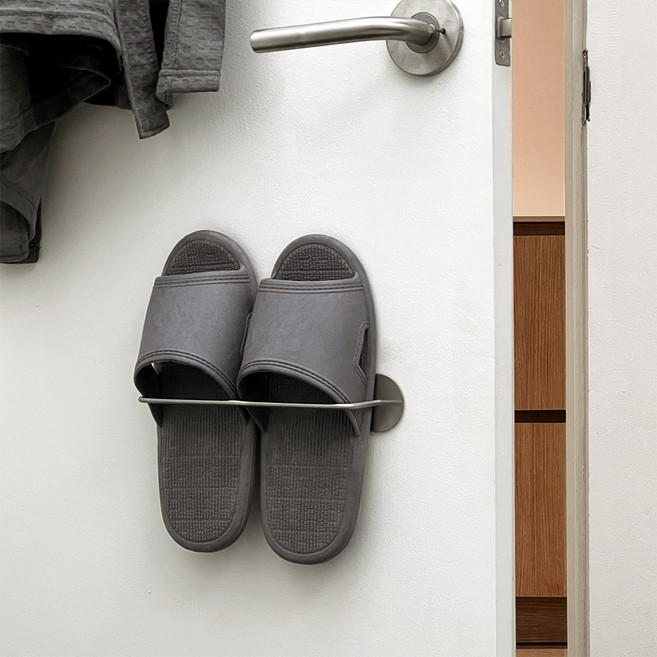 에브리윅 부착식 304 스텐 슬리퍼 걸이, 2개