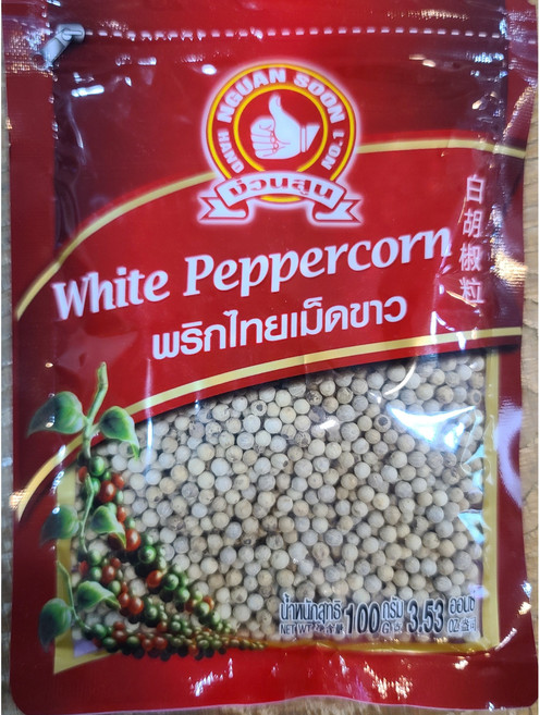 태국후추홀 백후추홀 white pepper whole worldfood, 1개, 100g