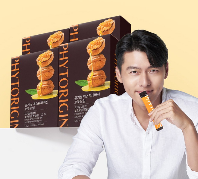 파이토리진 유기농 엑스트라버진 호두오일 스틱 EU인증 유기농 호두오일, 4박스, 77g