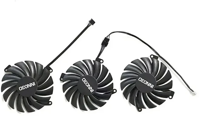 CF-12910S RTX3080 3070TI GPU 팬 (Inno3D RTX 3080 3070 Ti X3 OC 그래픽 카드용), 01 3 FAN