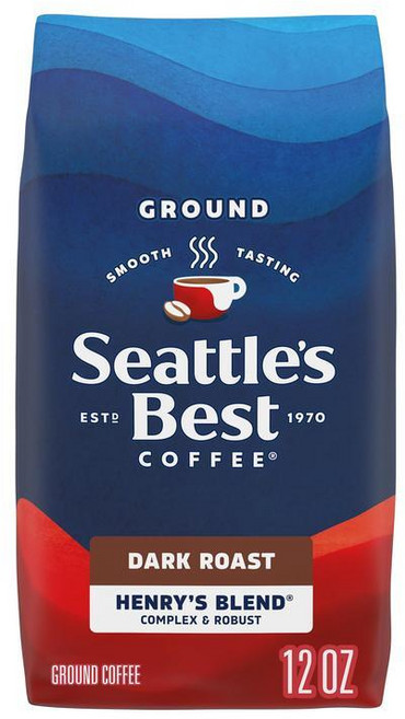 시애틀 베스트 커피 헨리 블렌드 다크 로스트 분쇄 커피 340g