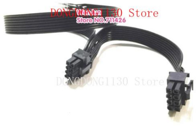 슈퍼 플라워 9핀 - PCI-E 듀얼 8핀6+2 리덱스 시리즈용 모듈형 전원 공급 케이블, 01 RED