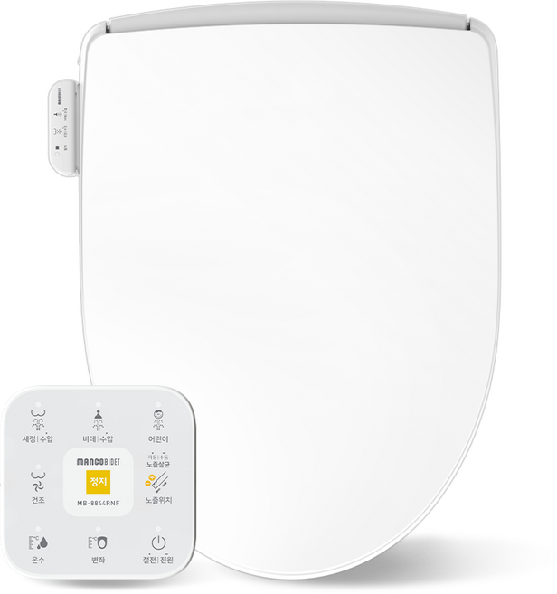 망고 전기분해 살균 리모컨 직수 방수 비데 MB-8844RNF, 고객직접설치