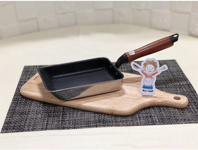 LAGO 미니팬 17cm 라고 인덕션용 계란말이팬 사각팬, 1개