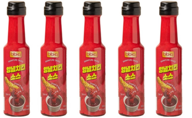 BBQ 시그니처 양념치킨 소스, 5개, 320g