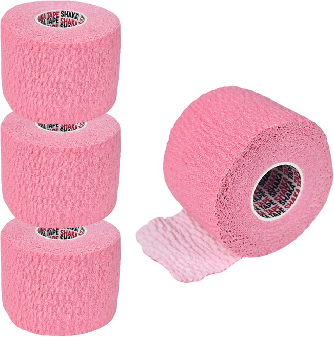 [2+1 구성] 샤카 훅그립 크로스핏 테이프 역도 테이프 5cm x 6.9M, [2+1] 로즈 핑크 / 5cmx6.9m, 1개