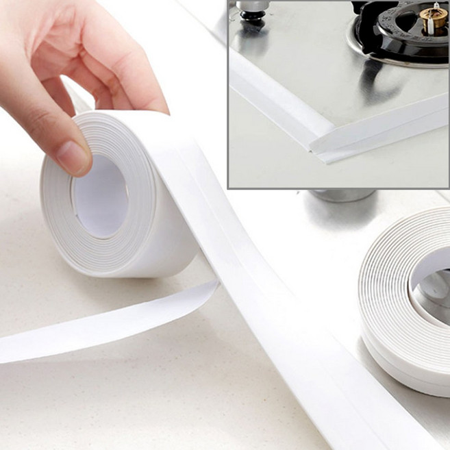 곰팡이방지 방수테이프 주방 화장실 틈새차단, 3.2m x 3.8cm, 1개