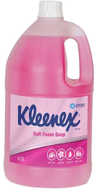 핸드워시 폼 그린플로럴 4L x 2 폼비누 폼솝 거품핸드워시, 2개