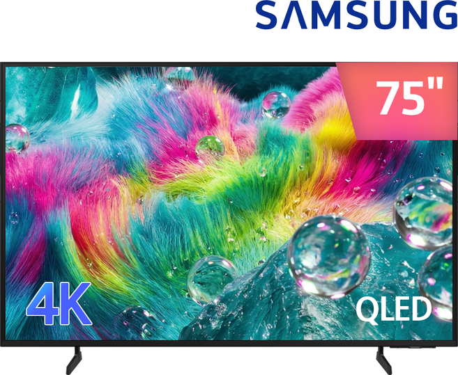 삼성 75인치 189CM 25년형 제로베젤 QLED 4K UHD 스마트 TV 퀀텀닷 큐엘이디 75Q7F, 방문설치, 스탠드형, 189cm(75인치)