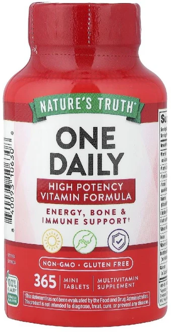 네이처스트루스 멀티비타민 원 데일리 에센셜 종합비타민 미니 타블렛 365정 - 쿠팡