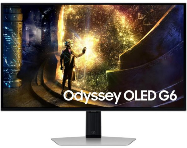 삼성 오디세이 OLED G6 LS27DG612SUXEN 27인치 240Hz QHD 게이밍 모니터 - 그레이