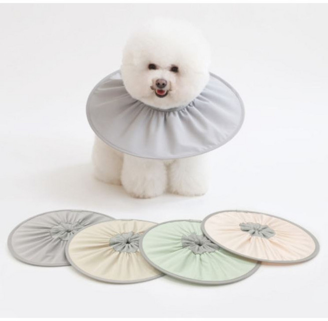 제로넥카라 강아지 고양이 넥카라 초경량 가벼운 편안한 중성화 미용 깔대기 여름 넥카라, 1개, 민트