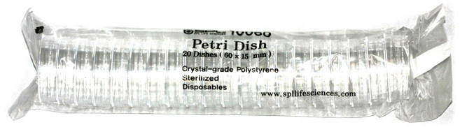 [페트리접시] 샬레 60mm (플라스틱 - 20개입)