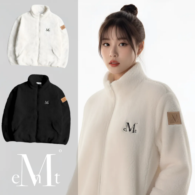 무센트 후리스 뽀글 양털 집업 남녀공용 커플