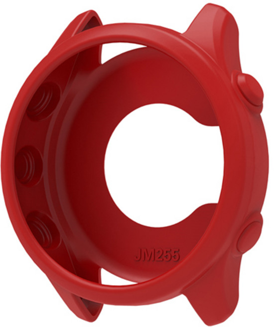 가민 포러너용 소프트 실리콘 보호 케이스 쉘 프레임 범퍼 커버 255 265, 01 Forerunner 255 265, 08 Red