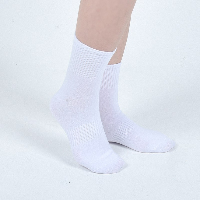 빅사이즈 [280~300mm] 168N 무지 중목 남자 큰발 양말 10족