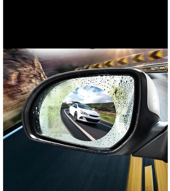 자동차 김서림 방지 필림 백미러 코팅 투명 우천시 빗물제거 사이즈별, 1세트, 150L