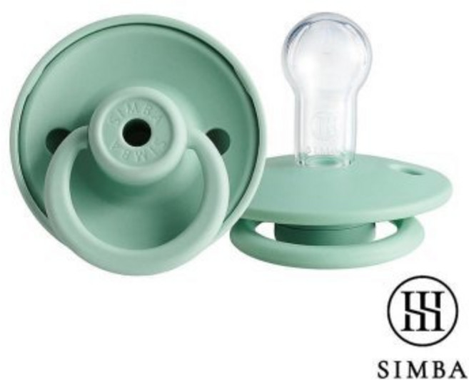 小獅王辛巴 扭扭圓型夜光安撫奶嘴, 1個, 酪梨牛奶A106)(SW1806)