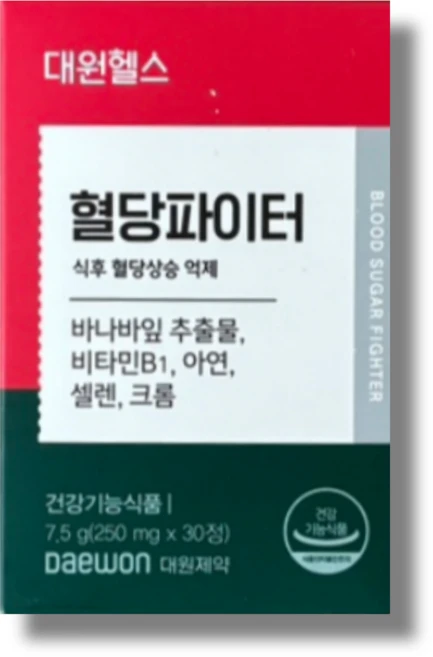 대원제약 혈당파이터 12개월분, 12박스, 30정 - 쿠팡