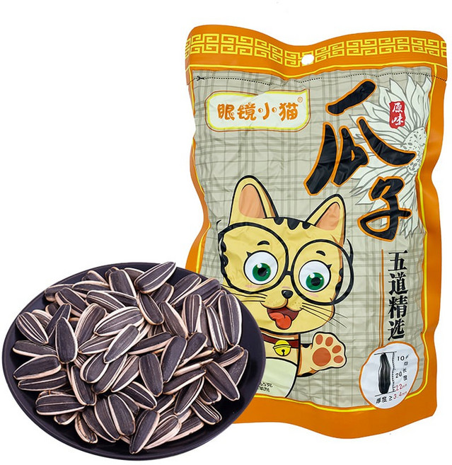 판다중국식품 고양이 볶은 해바라기씨 꽈즈 150g, 4개