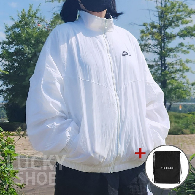 나이키 여성 집업 바람막이 자켓 점퍼 +THE HENEM 짐색 증정