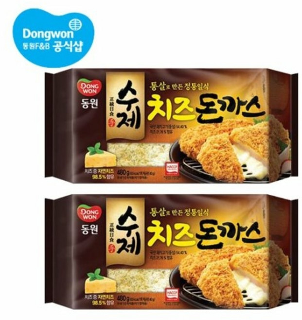 [동원] 수제 치즈돈까스, 2개