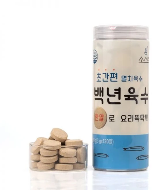 소스락 백년육수 3g x 120 257477, 120개 - 쿠팡