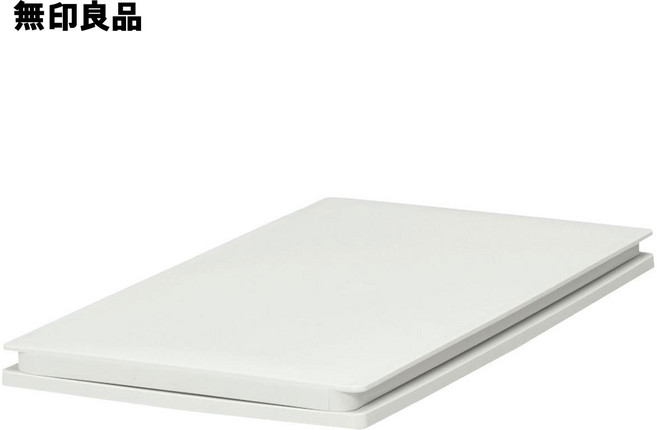 무인양품 휴지통 MUJI 더스트 박스 뚜껑 가로열림, 1개