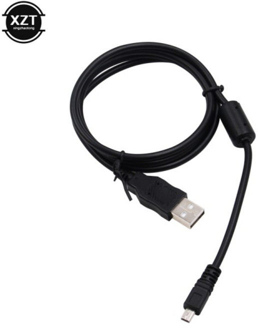 UC-E6 디지털 카메라 USB 데이터 케이블 Nikon CoolPix Fuji Panasonic Olympus Sony 1M 용 미니 8 핀 ﻿