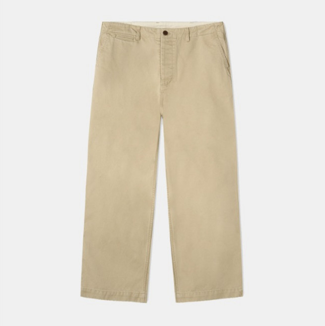 [처칠롬퍼] CHURCHRILLROMPER_OFFICER CHINO PANTS VINTAGE BEIGE