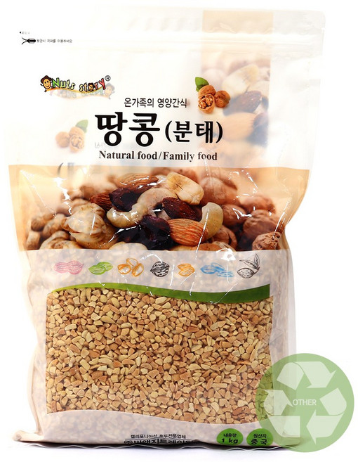 푸드올마켓_ 너츠스토리 땅콩(분태) 1kg, 1개
