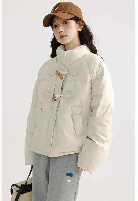 ANYOU 겨울 따뜻한 하이넥 패딩 기능성 방수 방풍 숏 잠바