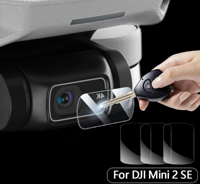 DJI Mini 2 SE용 카메라 렌즈 보호기 강화 유리 스크래치 방지 HD 렌즈 보호 필름 DJI Mini 2se 드론 액세서리, 1)1PCS, 1개