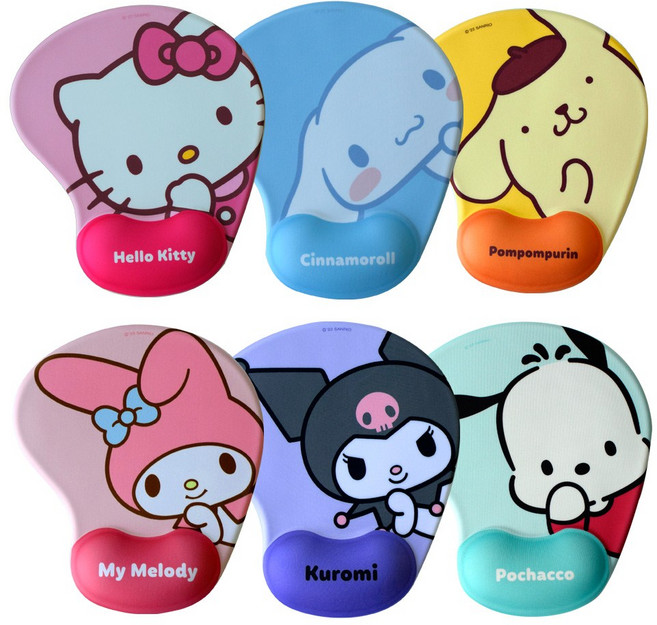 산리오 캐릭터즈 젤리빈 마우스 손목보호 패드, 1개, 시나모롤