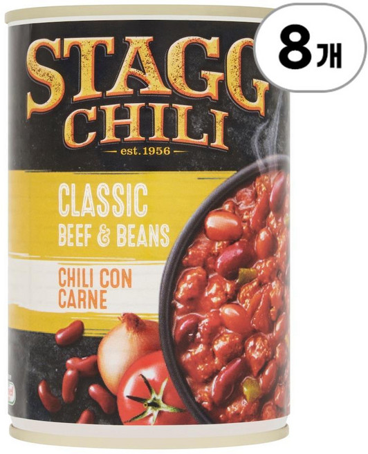 스태그 클래식 칠리 콘 카르네 Stagg Classic Chilli Con Carne 400g, 8개