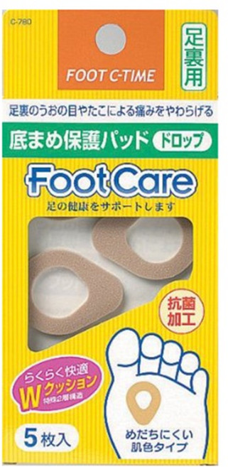 FOOT C-TIME 水滴型腳底保護墊 5枚入