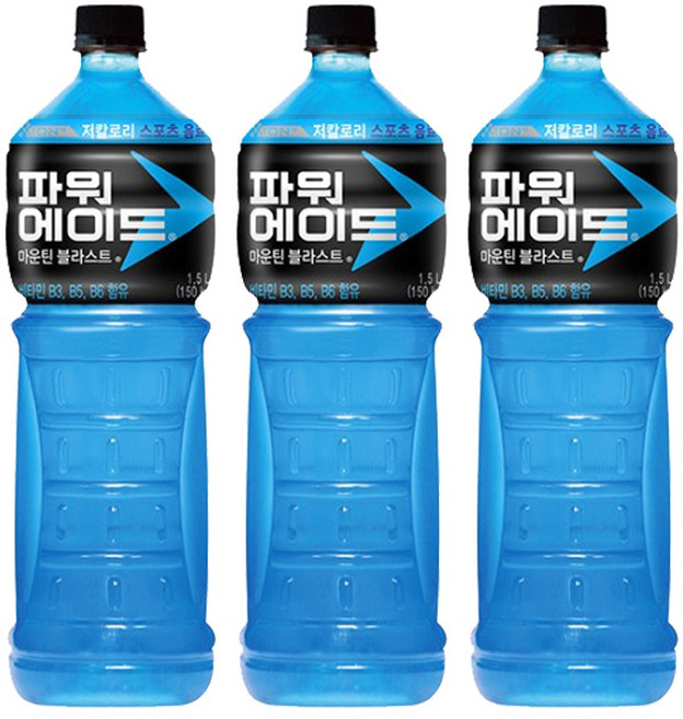코카콜라 파워에이드 마운틴 블라스트, 1.5L, 6개