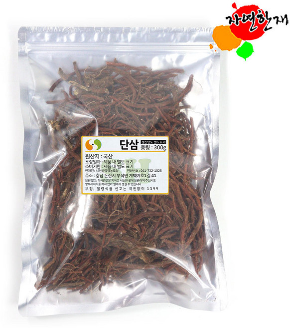 자연한재 국산 단삼 300g 단삼차, 1개