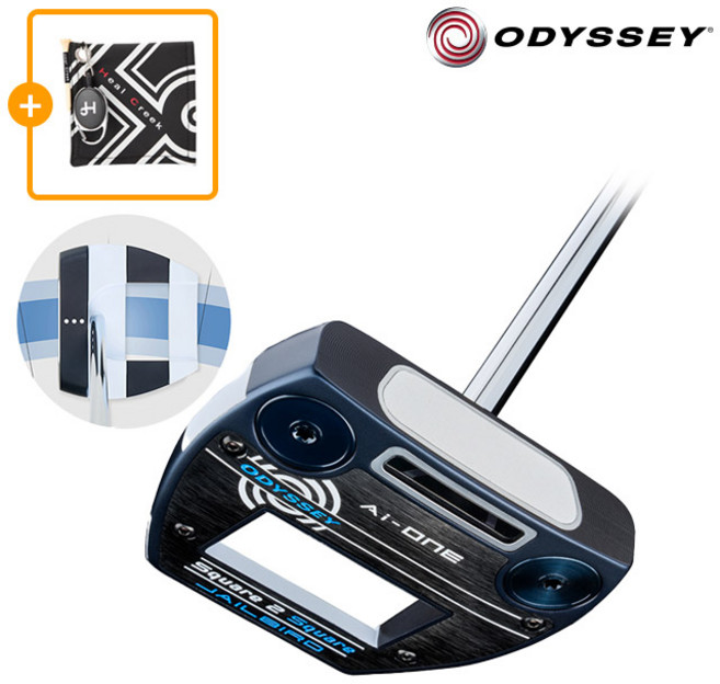 (캘러웨이코리아) 오디세이 2025년 Ai-ONE S2S(스퀘어2스퀘어) 퍼터, (제일버드) 83.82cm(33인치)
