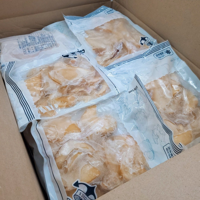 냉동 위소라 슬라이스 1박스 5kg(250g x 20팩)위고동살 절단소라살