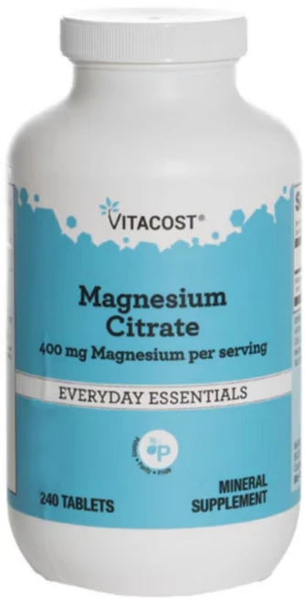 비타코스트 마그네슘 시트레이트 400mg 240정, 1개 - 쿠팡