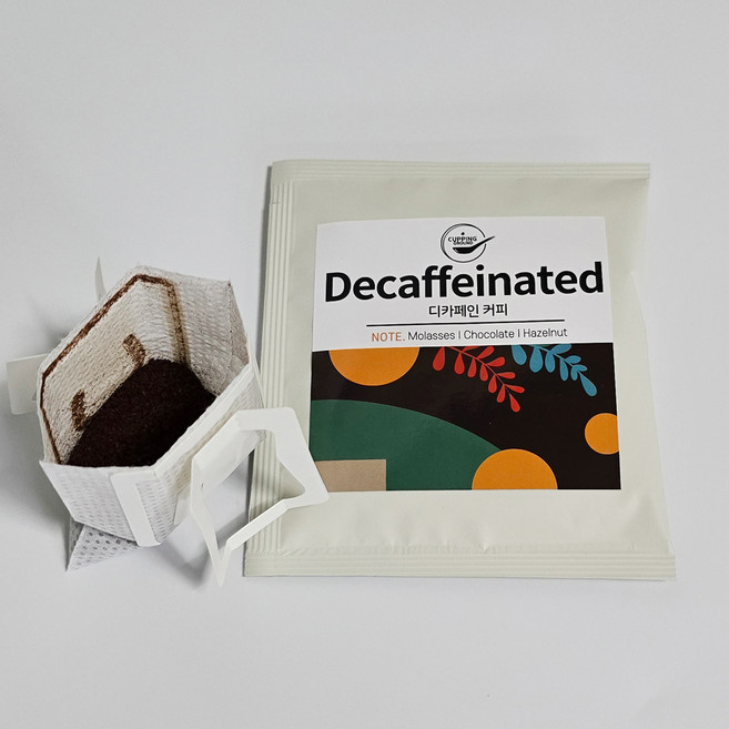 커핑그라운드 드립백커피 5종 12g 일회용드립커피, 디카페인 커피, 1개