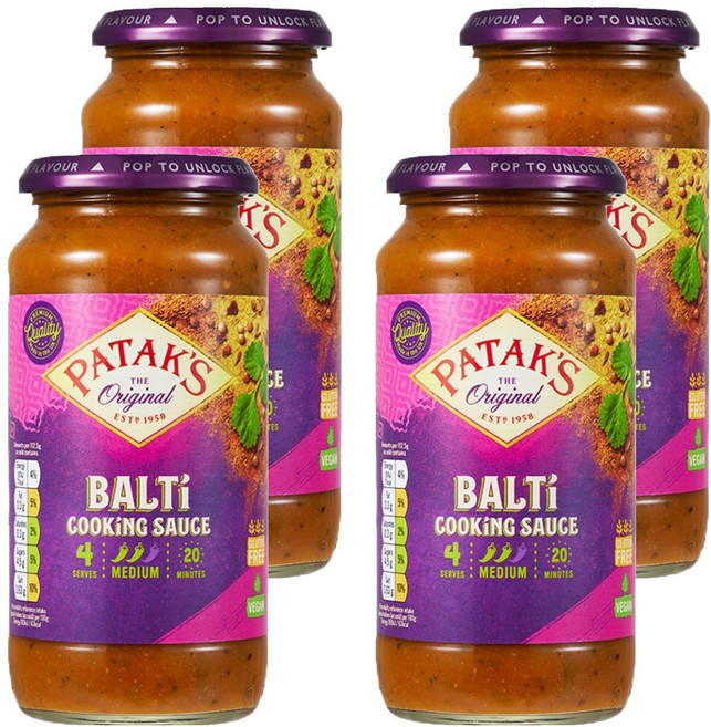 대상 파탁스 발티 쿠킹 소스, 450g, 4개